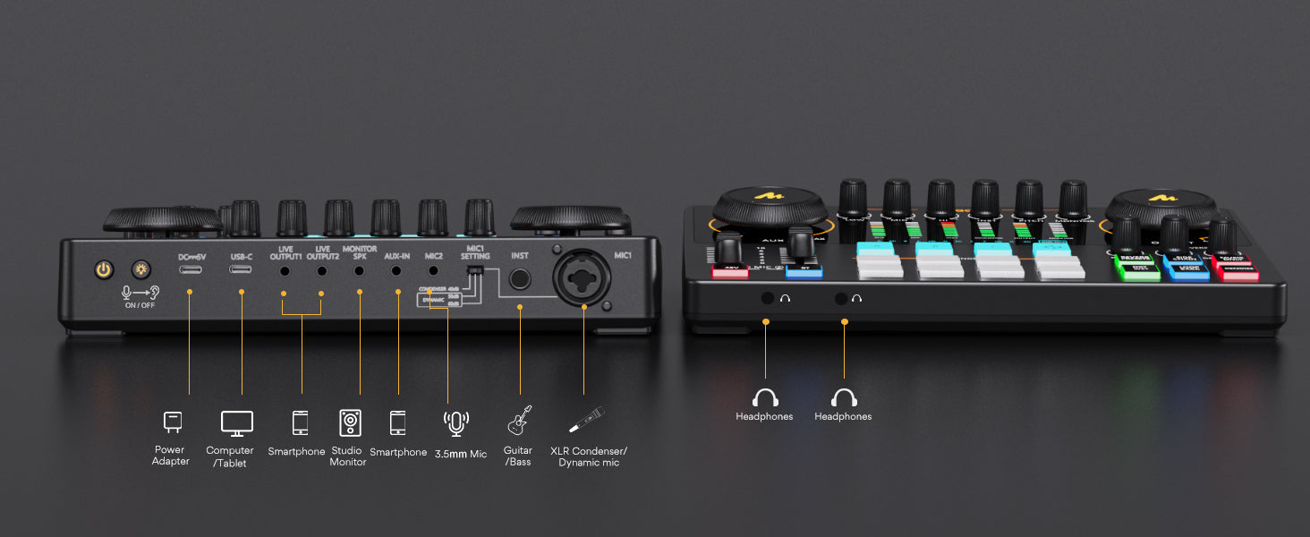 AME2A Kit mit Mischpult und Mikrofon