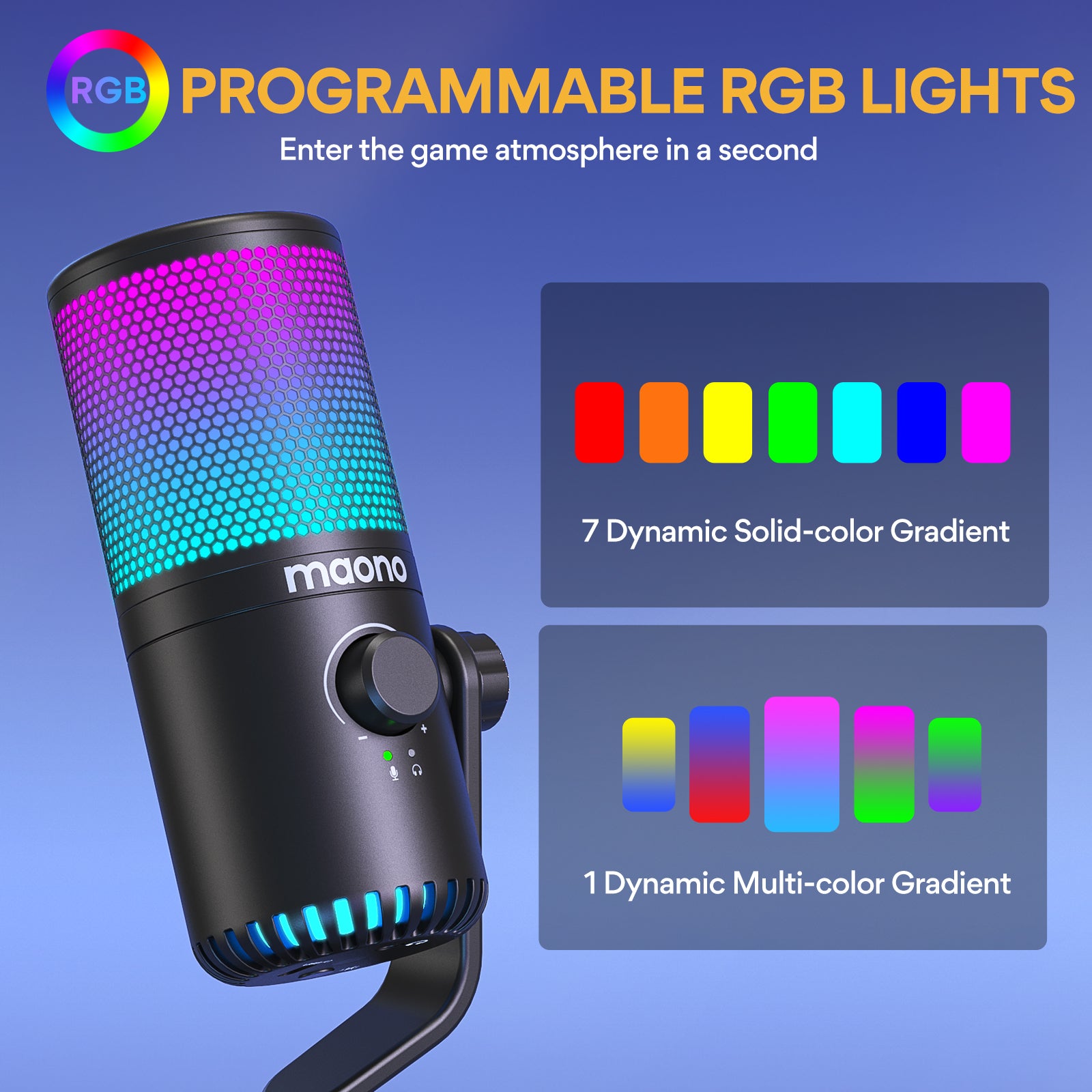 DM30RGB USB Microphone