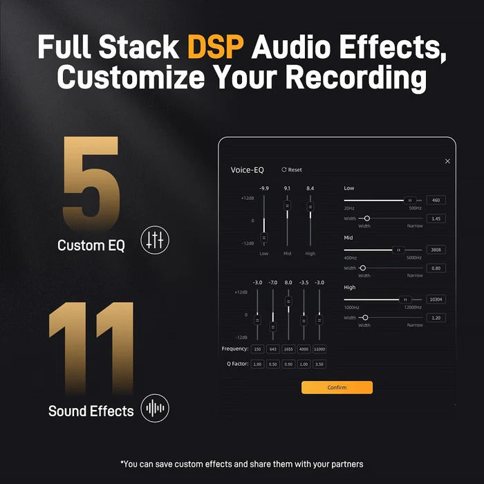 Microphone USB PM450S pour enregistrements en studio et podcasting