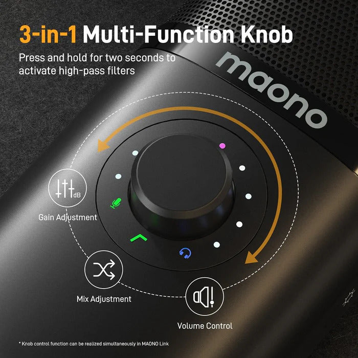 Microphone USB PM450S pour enregistrements en studio et podcasting