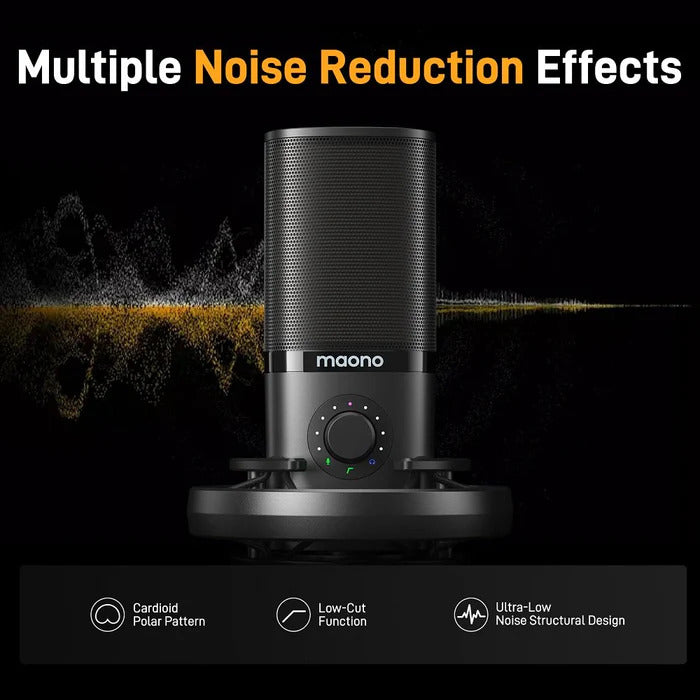 Microphone USB PM450S pour enregistrements en studio et podcasting