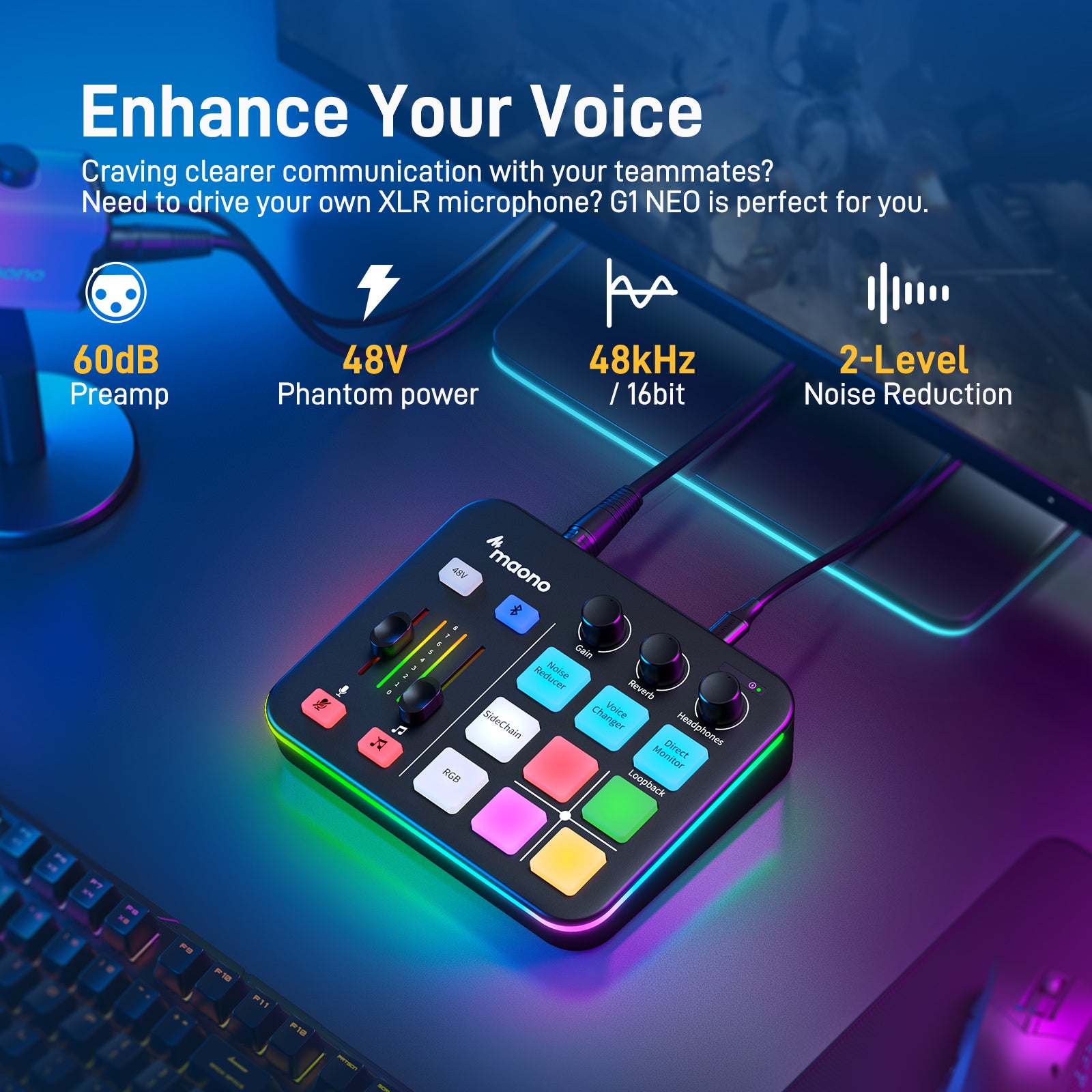 Mixer audio da gioco G1 NEO