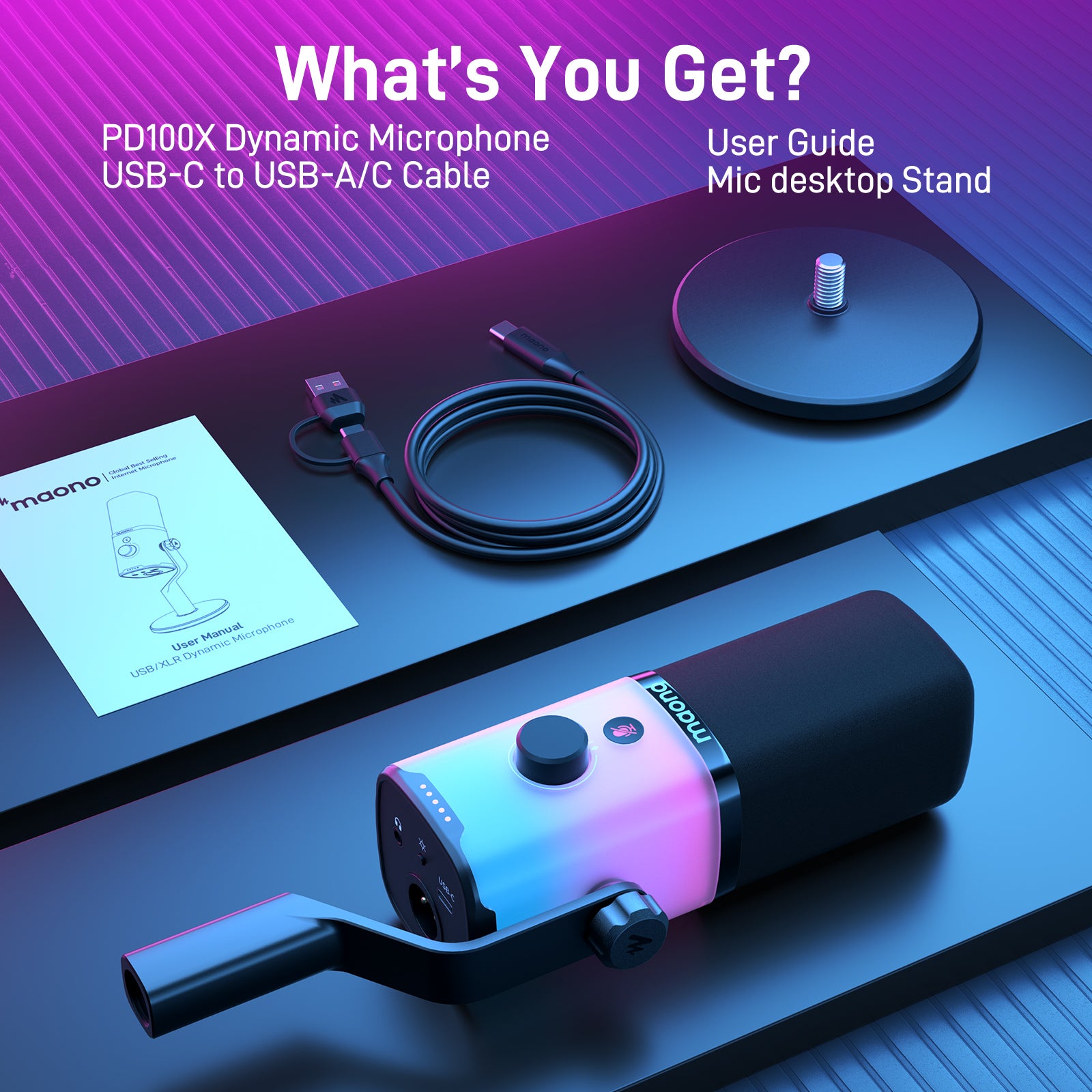 PD100X RGB USB/XLR Mikrofon