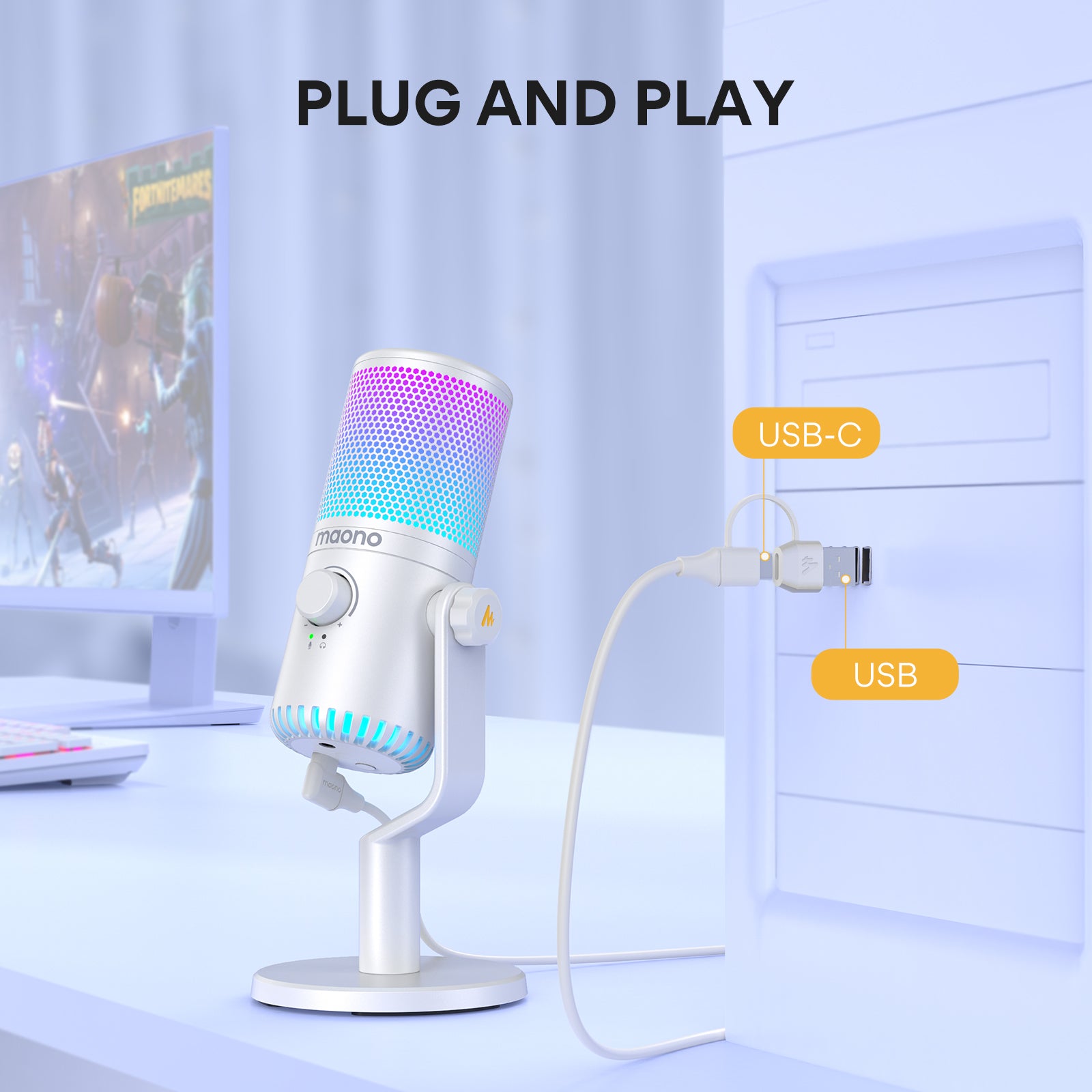 DM30RGB USB Mikrofon