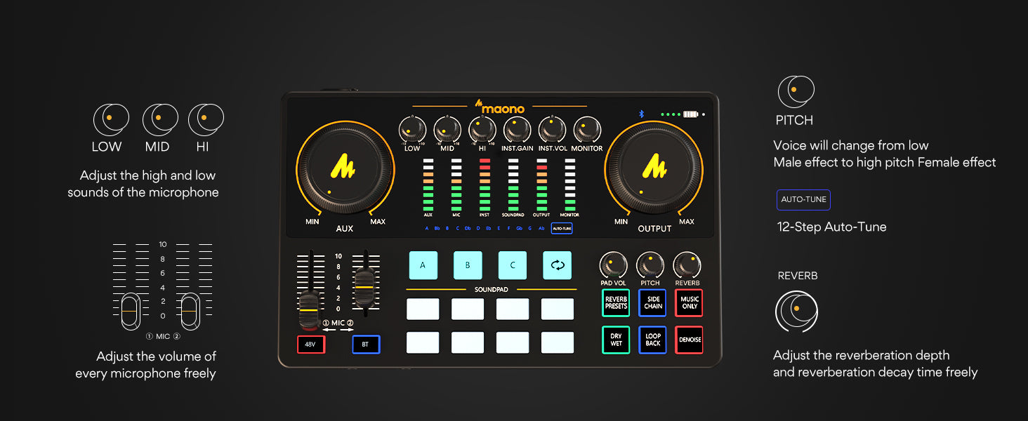 AME2 Audio Streaming Mischpult