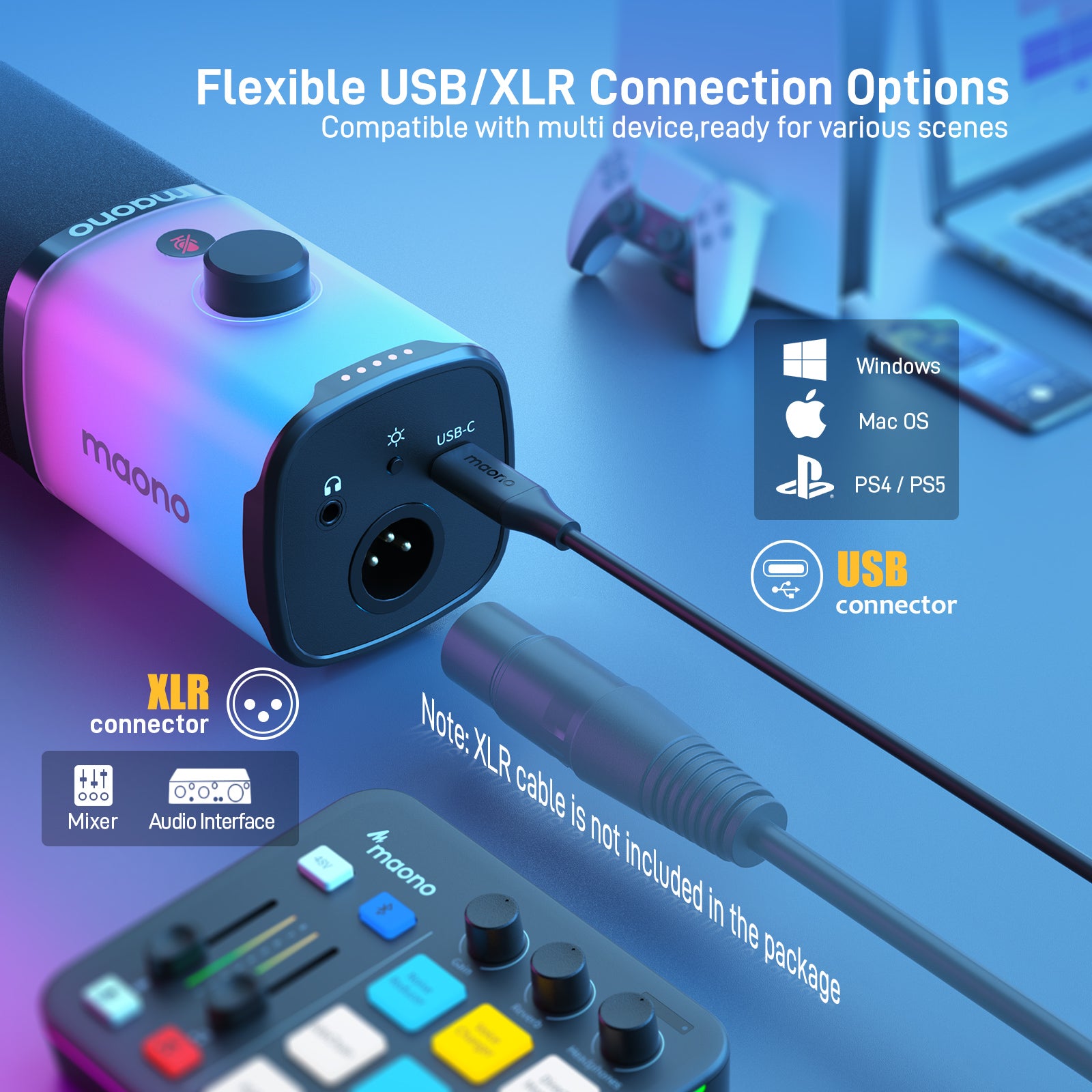 PD100X RGB USB/XLR Mikrofon