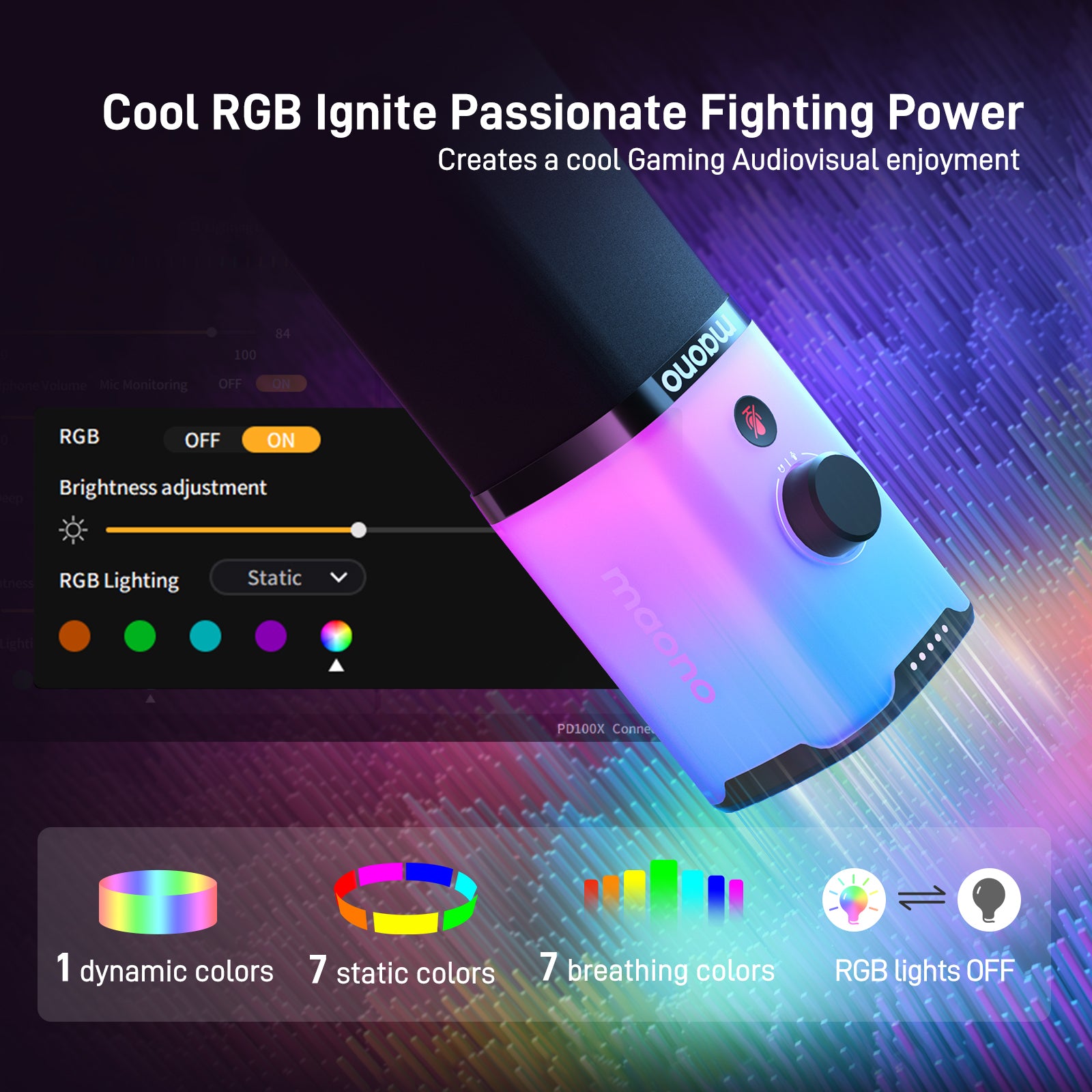PD100X RGB USB/XLR Mikrofon