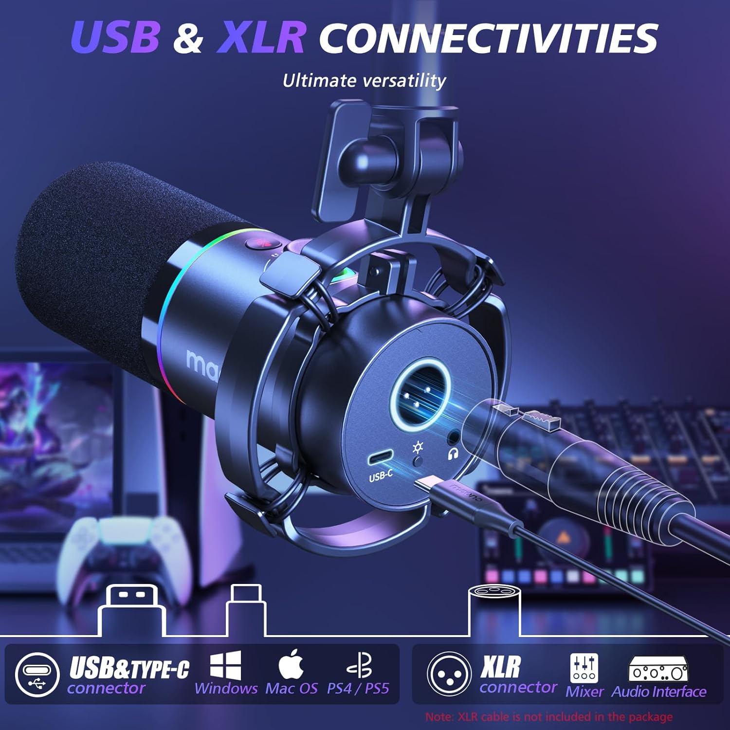 PD200XS USB/XLR Mikrofon und Mikrofonarm