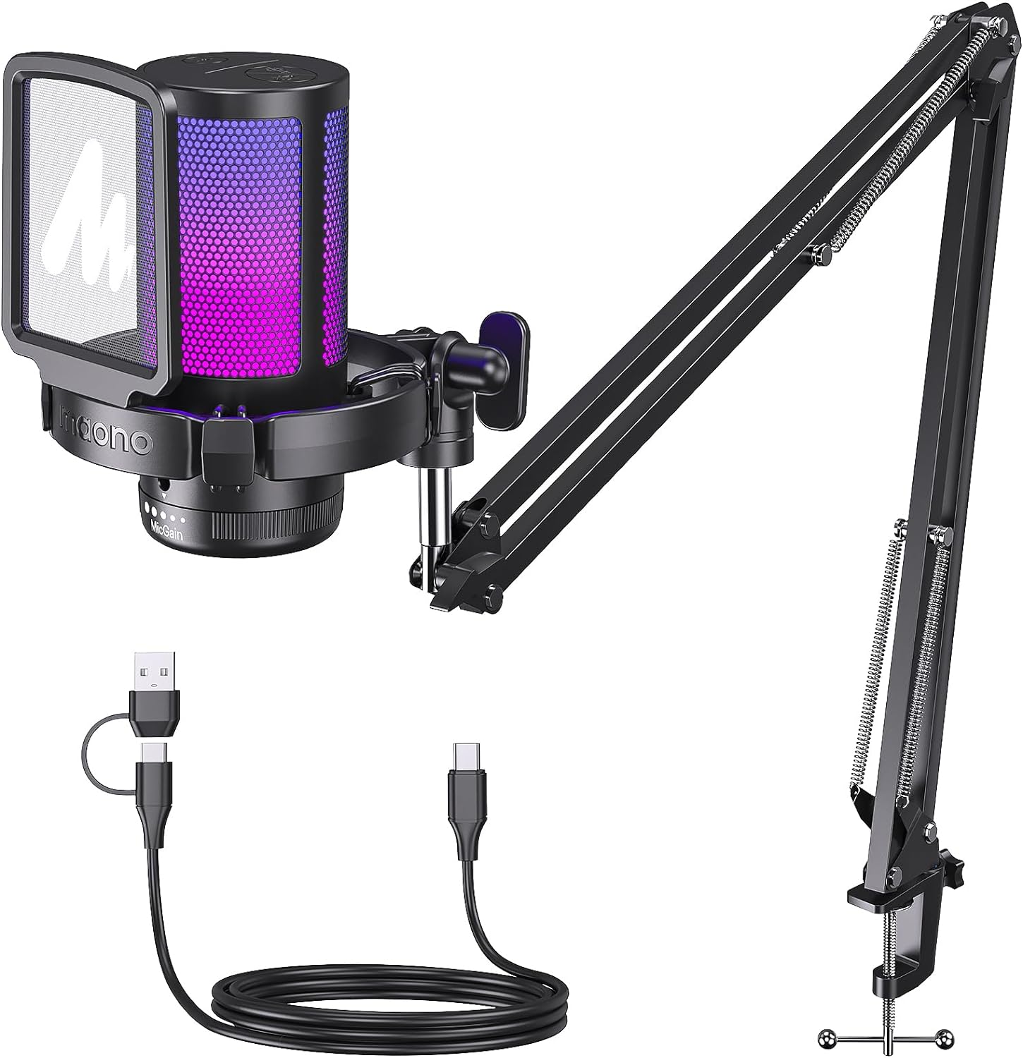 DGM20S USB Mikrofon und Mikrofonarm